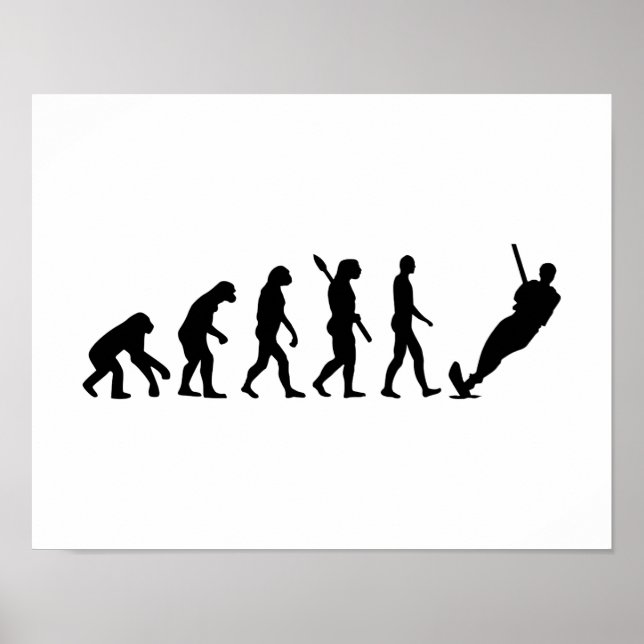 Poster Evolution ski nautique (Devant)