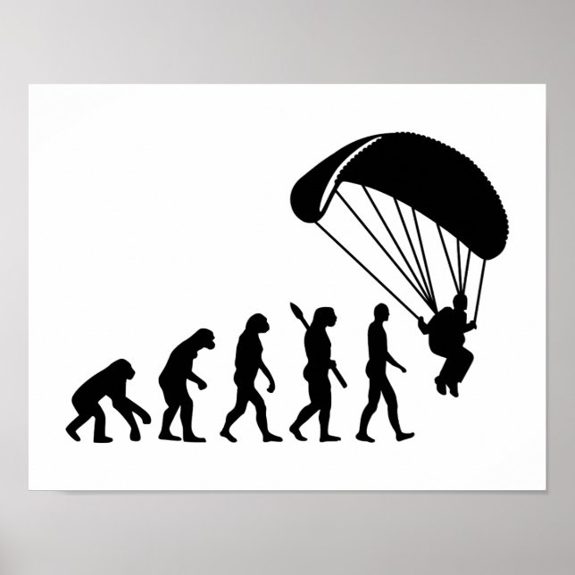 Poster Evolution Skydiving (Devant)