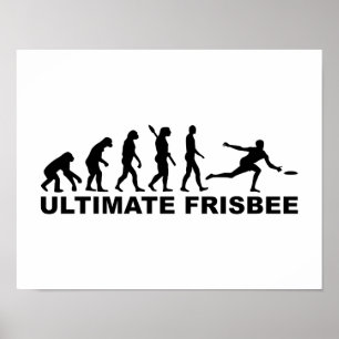 Poster Evolution Ultimate Frisbee