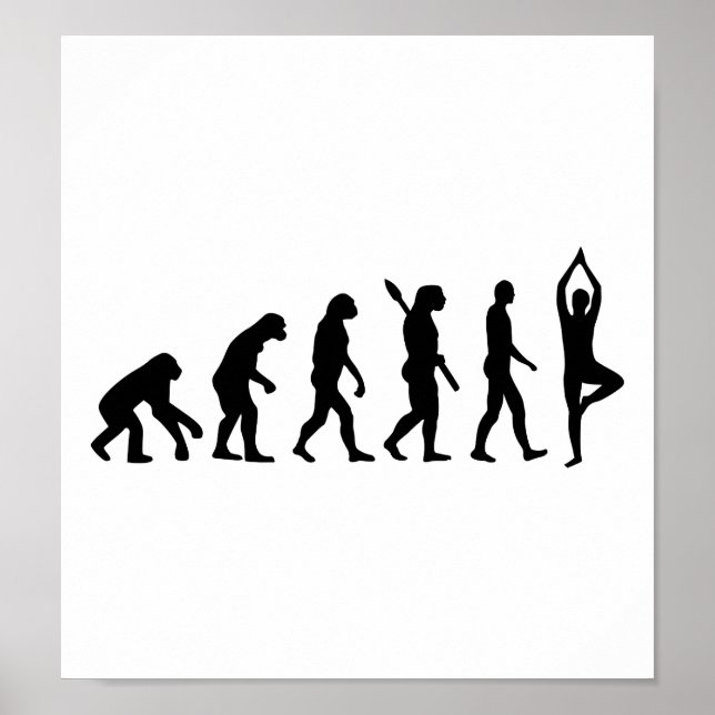 Poster Evolution Yoga (Devant)