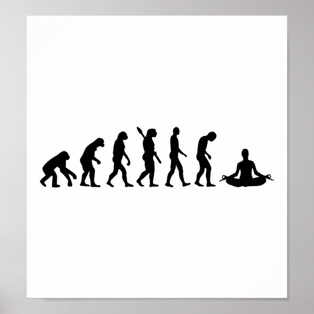 Poster Evolution Yoga (Devant)