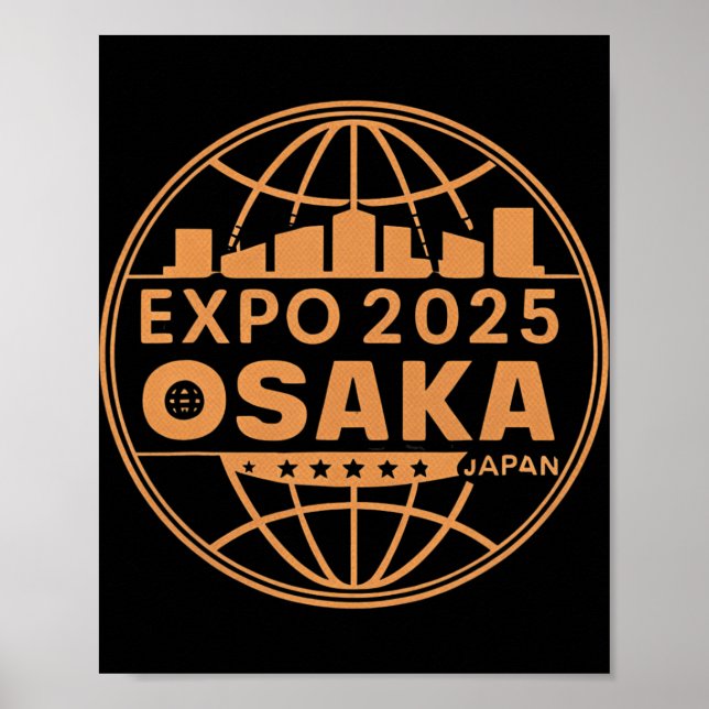 Poster Ex 2025 Osaka Japan Stimulates A New Future  (Devant)