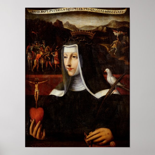 Poster Ex Voto dédié à Sainte Catherine de Sienne (Devant)