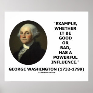 Poster Example Good Or Bad Powerful Influence Washington