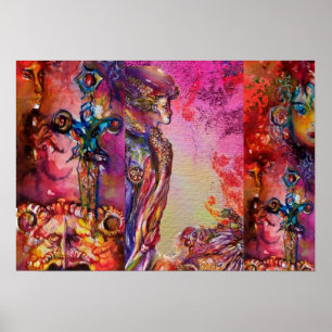 Poster EXCALIBUR Magie et mystère Légendes arthuriennes