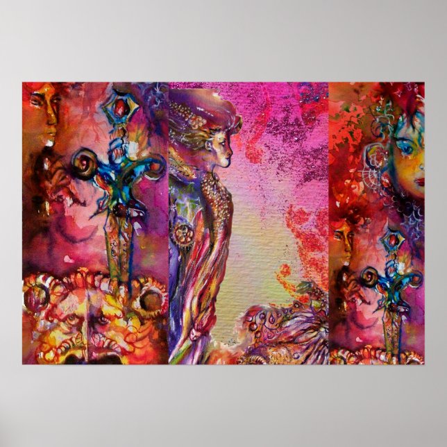 Poster EXCALIBUR Magie et mystère Légendes arthuriennes (Devant)