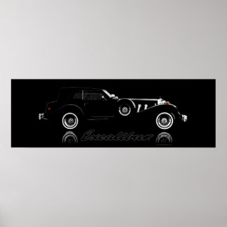 Poster Excalibur Series IV Black Phaeton 36 x 12