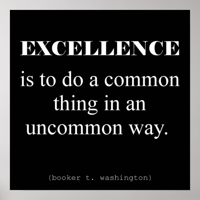 Poster Excellence (Devant)