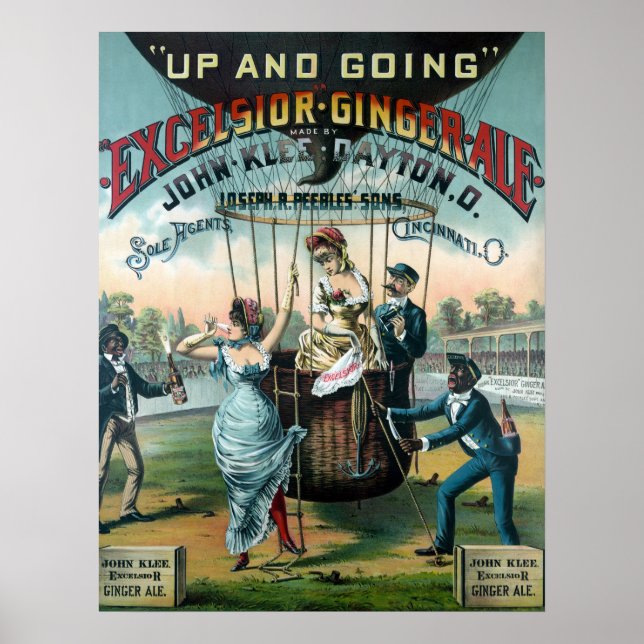 Poster Excelsior Ginger Ale (Devant)