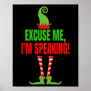 Poster Excusez-moi I#39 ; m Parlant drôle Kamala Harris J
