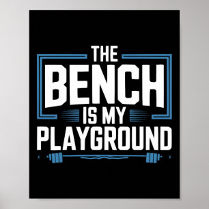 Poster Exercice Bench Press Bodybuilding Fitness Workout