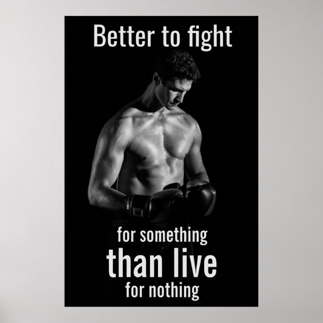 Poster Exercice De Gymnastique | Citation de boîte de mot (Devant)