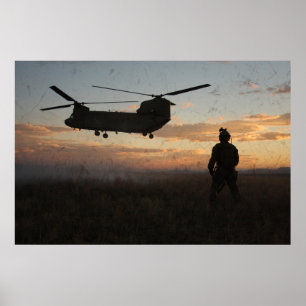 Poster Exercice de raid aérien