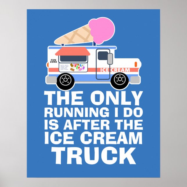 Poster Exercice sur les camions à crème glacée (Devant)