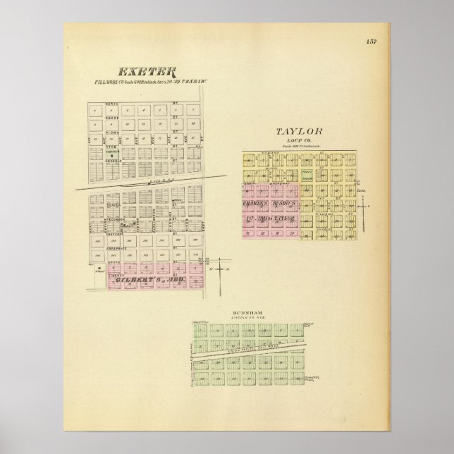 Poster Exeter, Nebraska (Devant)