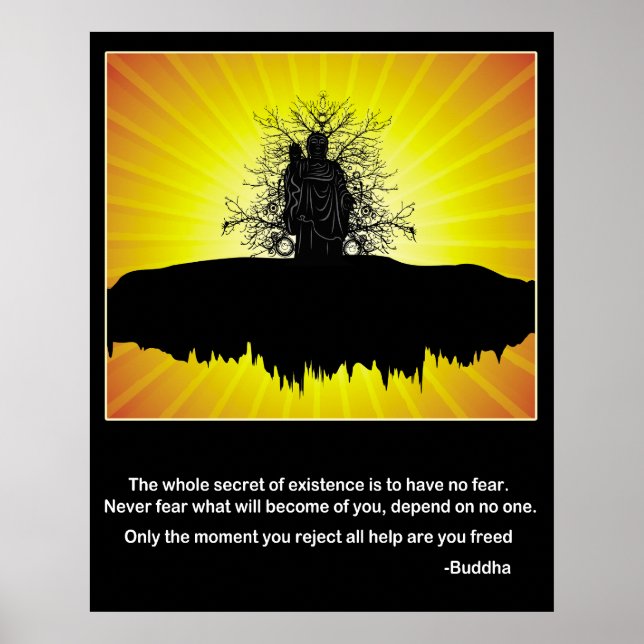 Poster Existence de Bouddha (Devant)