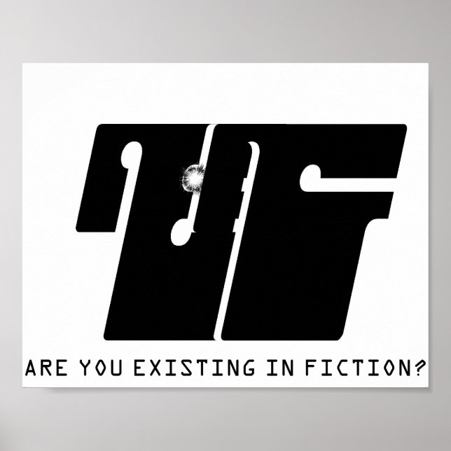 POSTER EXISTES-VOUS EN FICTION ? (Devant)