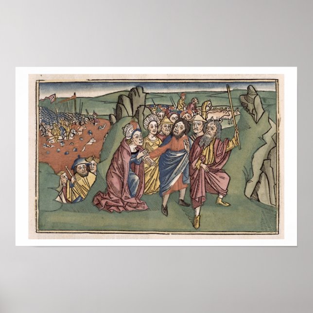 Poster Exode 14 Moïse et les Israélites traversant la Ré (Devant)