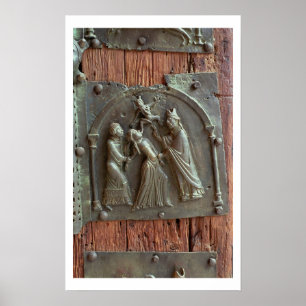 Poster Exorcisme, panneau de la porte droite, 12e