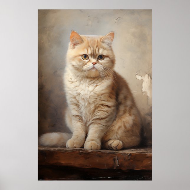 Poster Exotique Shorthair cat (Devant)