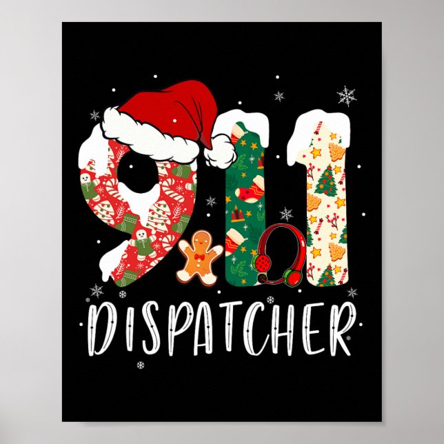 Poster Expéditeur Noël 911 (Devant)