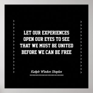 Poster Expérience afro-américaine