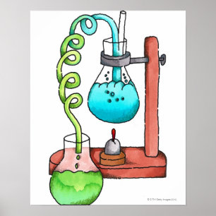 Poster Expérience de chimie