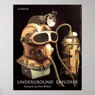 Poster Explorateur souterrain