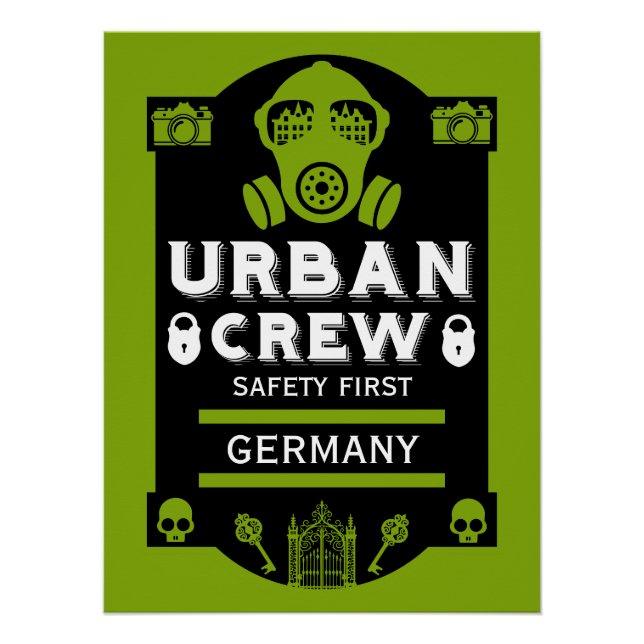 Poster Exploration Urbaine Urbex (Devant)