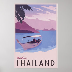 Poster Explorer la Thaïlande