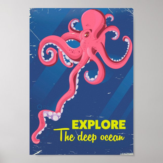 Poster Explorer l'océan profond (Devant)