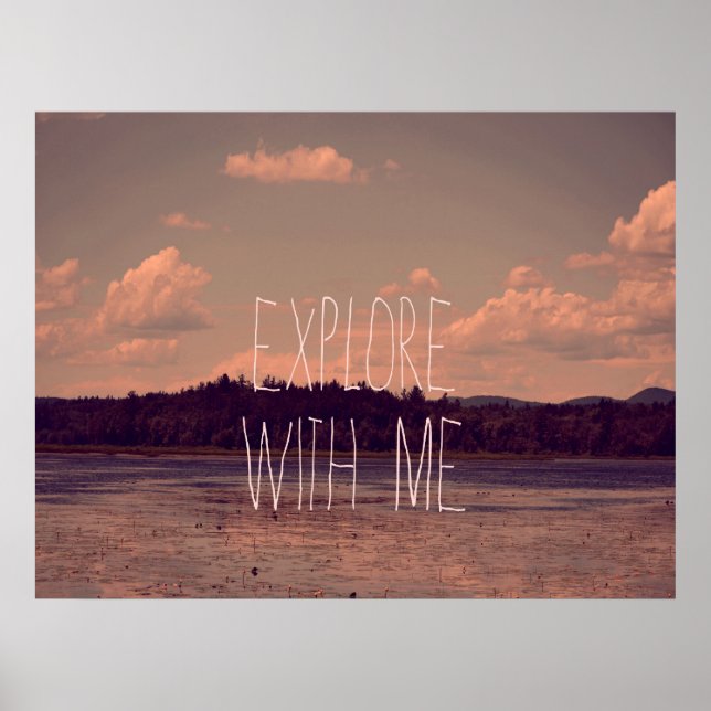 Poster Explorez avec moi (Devant)