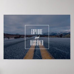 Poster Explorez et découvrez