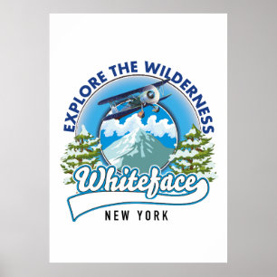 Poster Explorez la nature, Whiteface New York 