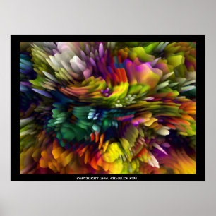 Poster Explosion de couleur