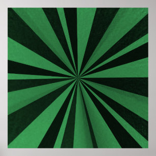 Poster Explosion de couleur - Vert