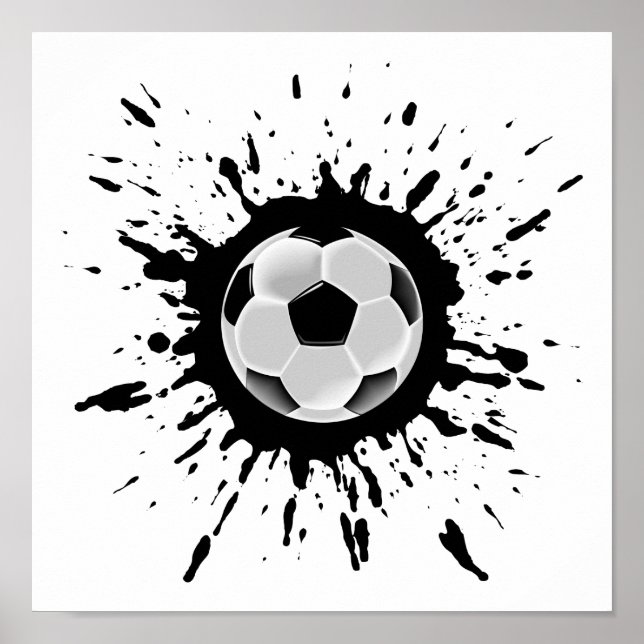 Poster Explosion de football (Devant)