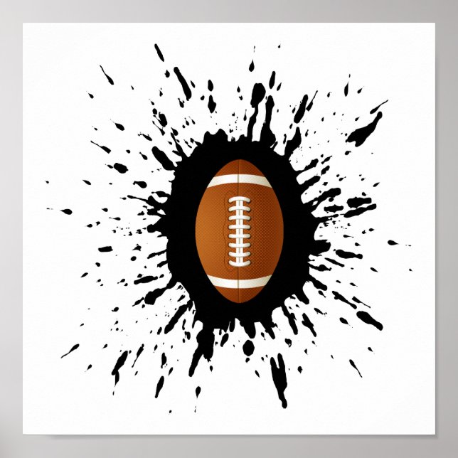 Poster Explosion de football (Devant)