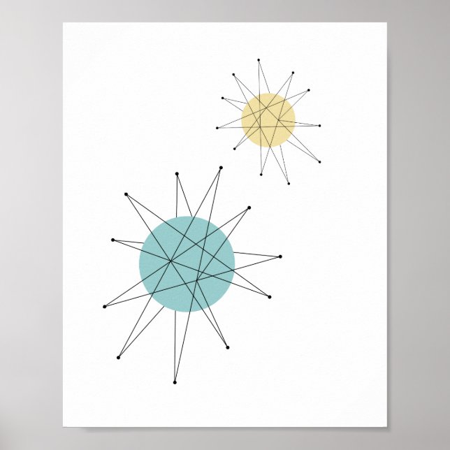 Poster Explosion de Franciscain milieu du siècle Atomique (Devant)