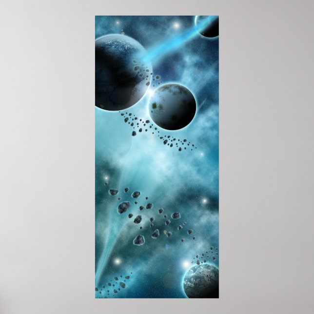 Poster Explosion de galaxie (Devant)