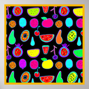 Poster Explosion tropicale