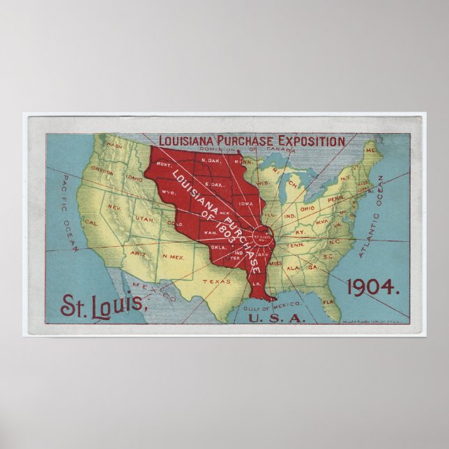 Poster Exposition d'achat Louisiane (Devant)
