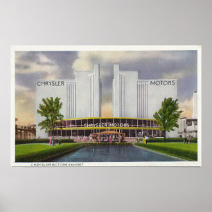 Poster Exposition de Chrysler Motors, 1934 World's Fair
