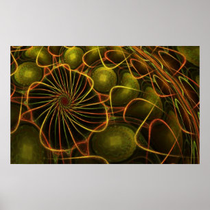 Poster Exposition de laser