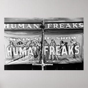 Poster Exposition de monstres : 1941