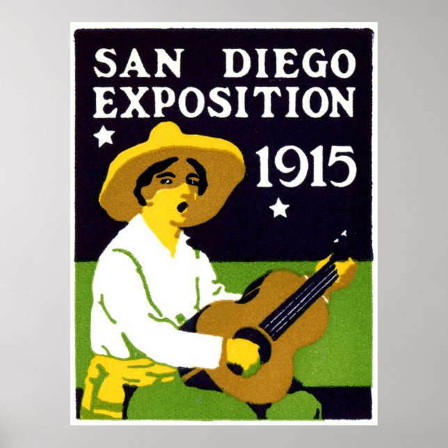 Poster Exposition de San Diego en 1915 (Devant)