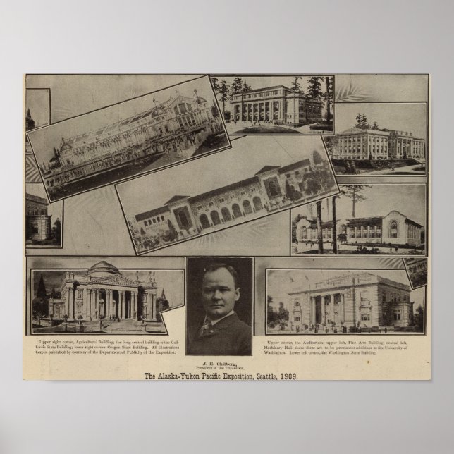 Poster Exposition Pacifique Alaska-Yukon, Seattle, 1909 (Devant)