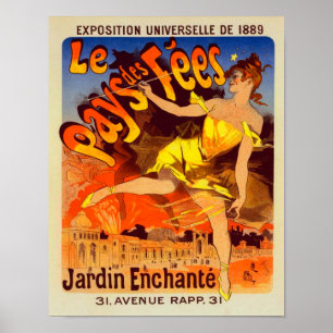 Poster Exposition universelle de 1889