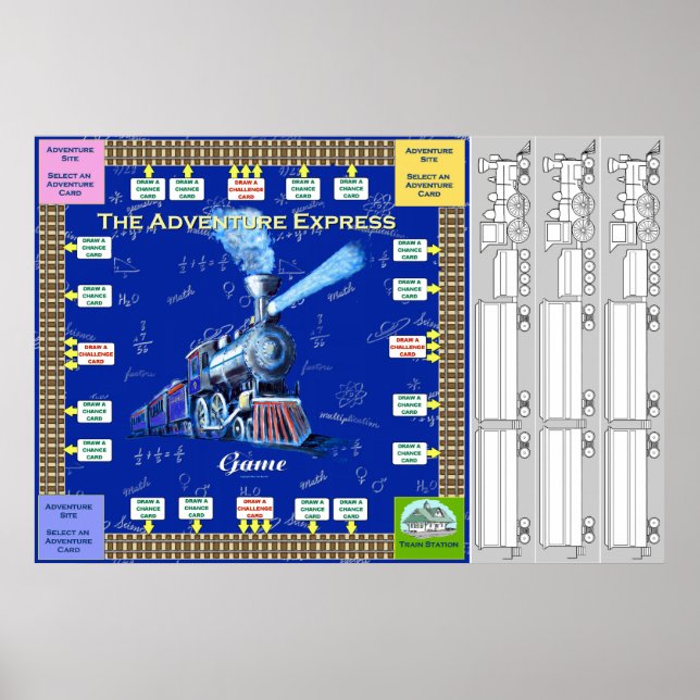 Poster Express d'aventure (Devant)