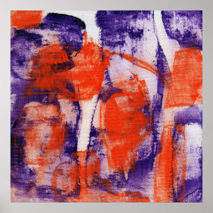 Poster Expression Abstraite #12 par Michael Moffa